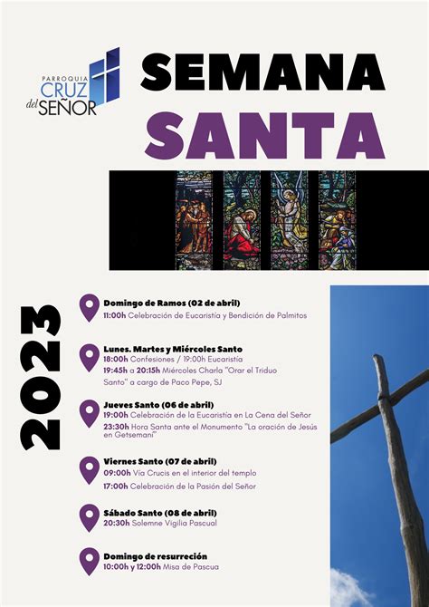 programa de semana santa 2023